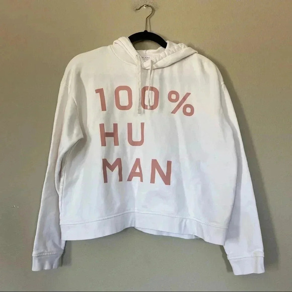 EVERLANE The 100% Human Typography Hoodie Small - Picture 4 of 7